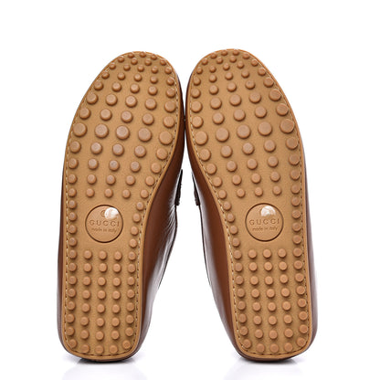 Gucci Nappa Mens GG Driver Loafers 8 Cuir 6 of 10