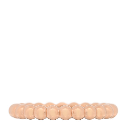 Van Cleef & Arpels 18K Rose Gold Medium Perlee Ring 53 6.5 1 of 4