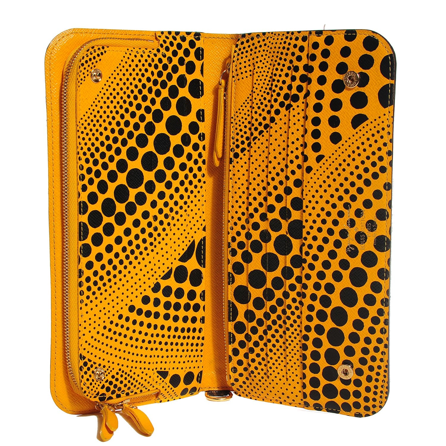 Louis Vuitton Monogram Kusama Waves Insolite Wallet Yellow 5 of 7