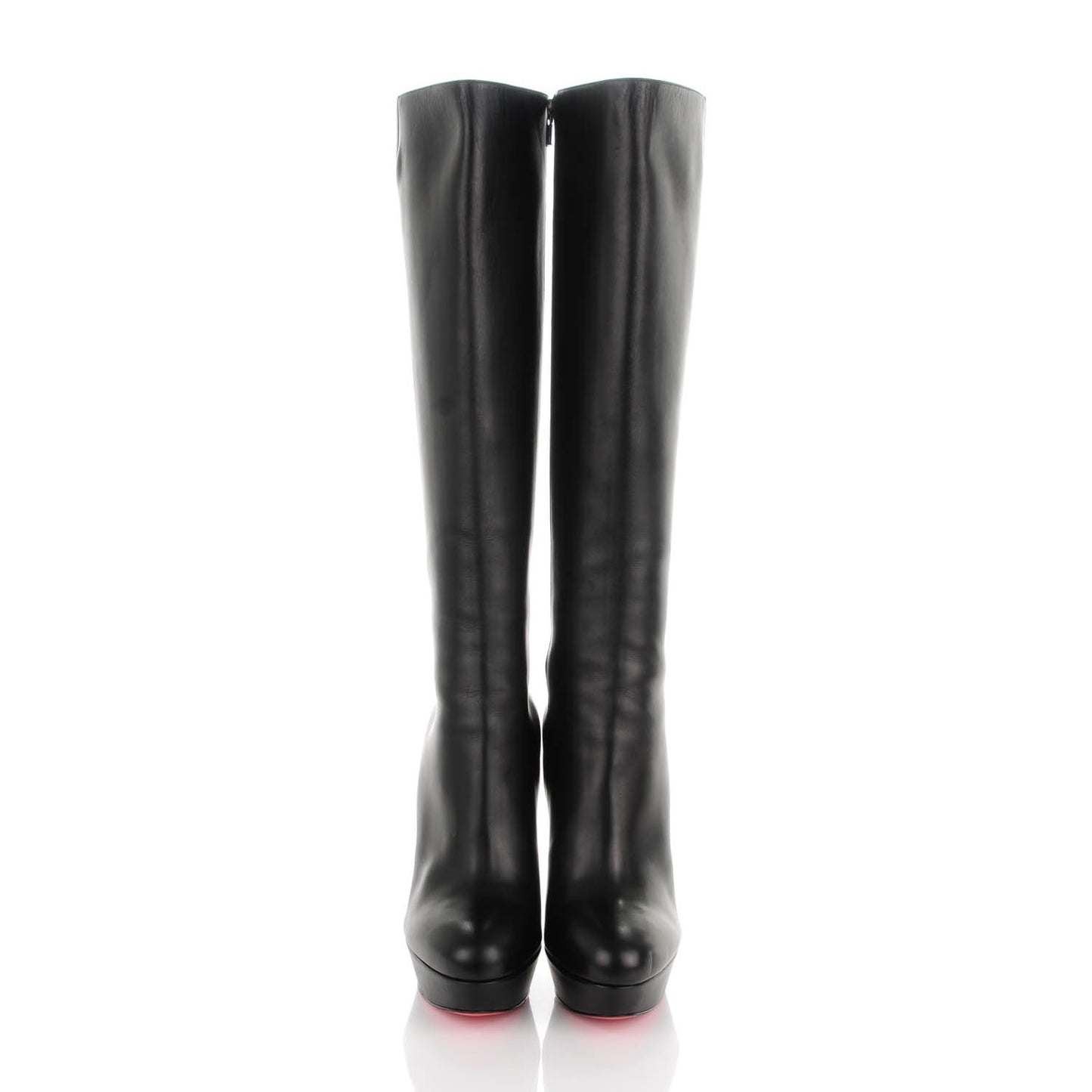 Calfskin Bianca Botta 140 Knee Boots 41 Black