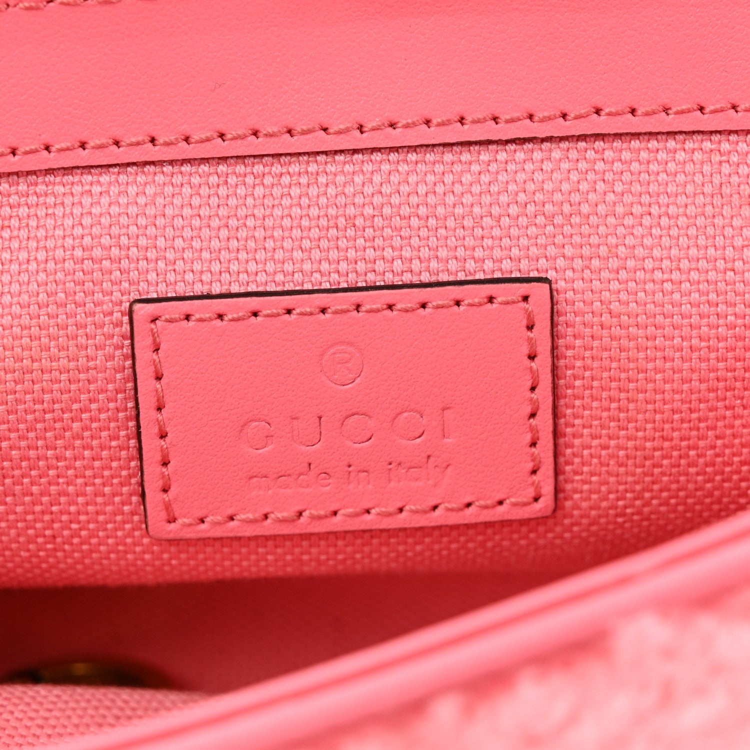 Gucci Shearling Matelasse Super Mini GG Marmont Shoulder Bag Lotus Pink 6 of 11