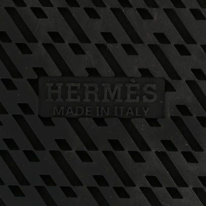 Hermes Calfskin Mens Chypre Sandals 44.5 Black 6 of 11
