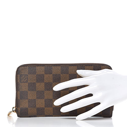 Louis Vuitton Damier Ebene Zippy Wallet 2 of 13
