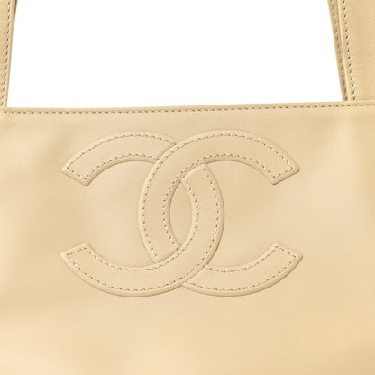 Chanel Calfskin CC Tote Beige 8 of 12