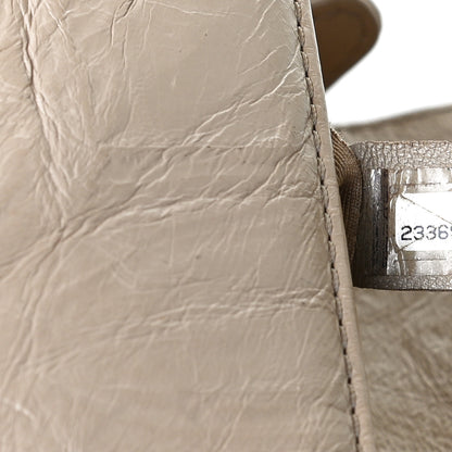 Chanel Aged Calfskin Quilted Medium Jacket Boy Flap Light Beige 8 of 12