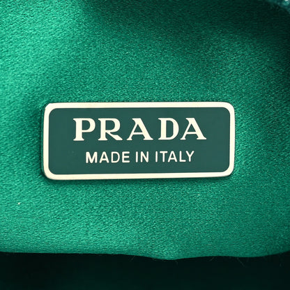 Prada Satin Crystal Mini Re-Edition 2000 Bag Mango 6 of 10