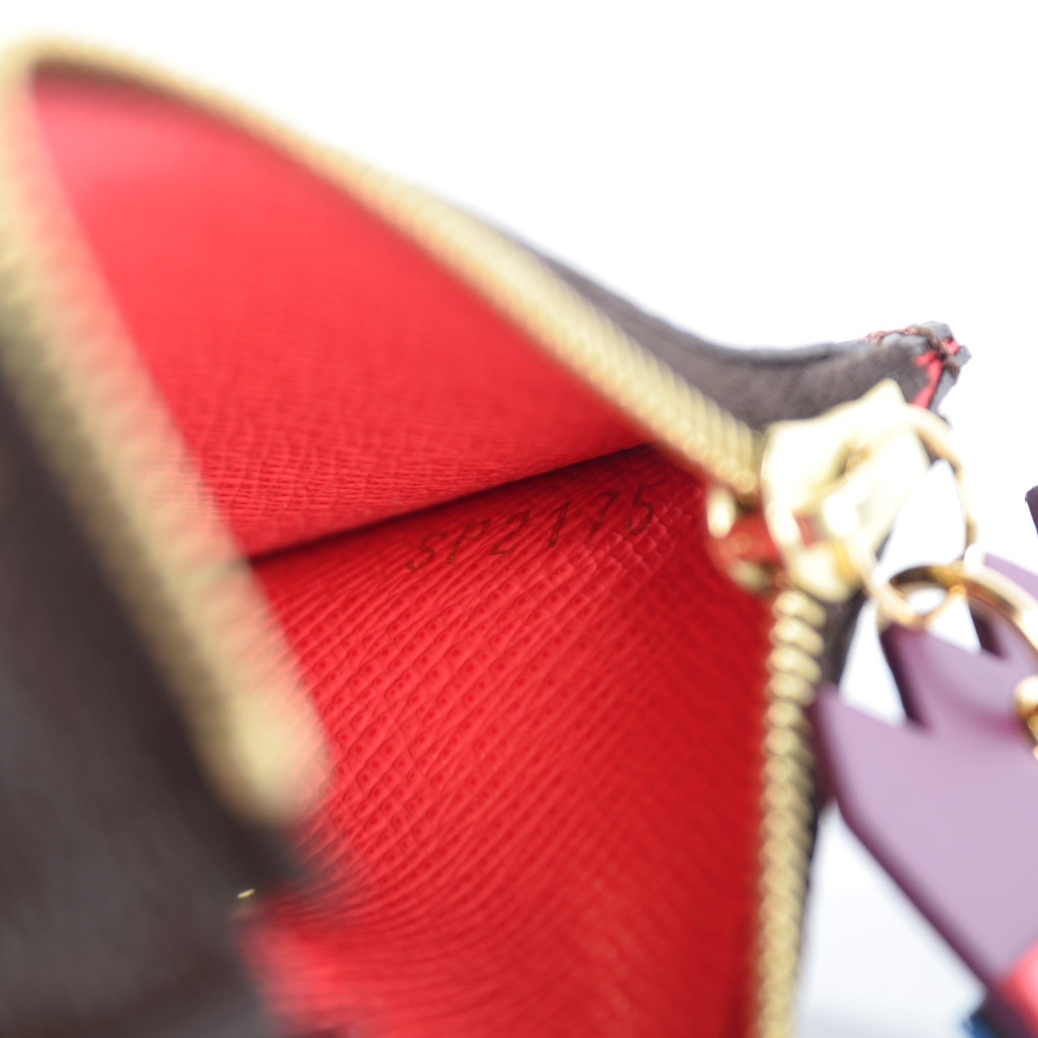 Louis Vuitton Monogram Totem Key Pouch Flamingo 6 of 7