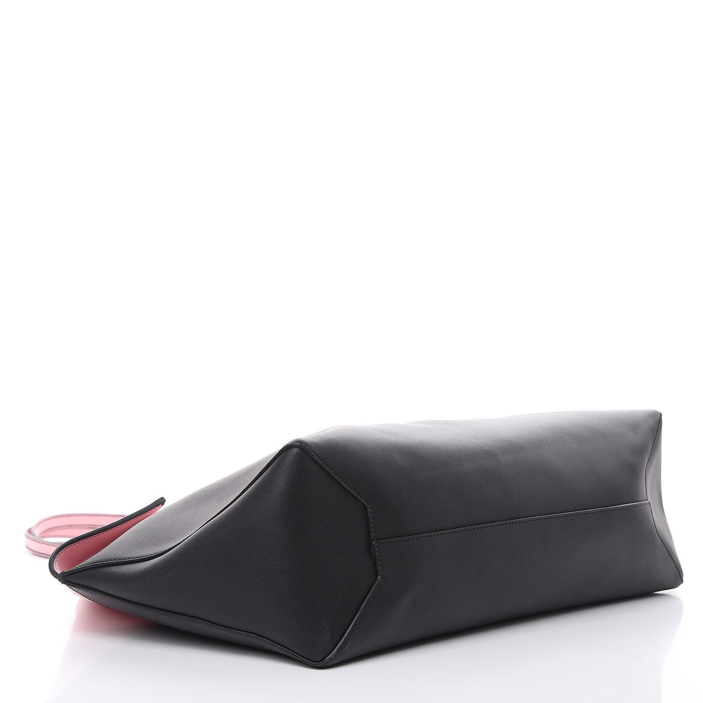 Calfskin Butterfly Tote Black Rose