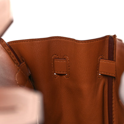 Hermes Swift Epsom Tressage Birkin 30 Gold Bleu de Nord Bleu Indigo 16 of 34