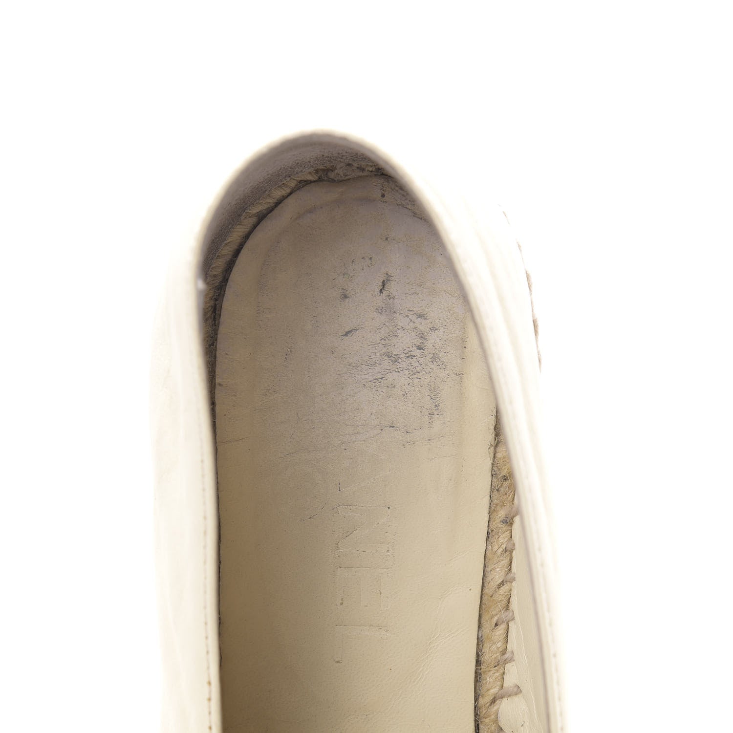 Chanel Lambskin CC Espadrilles 39 White Black 13 of 16