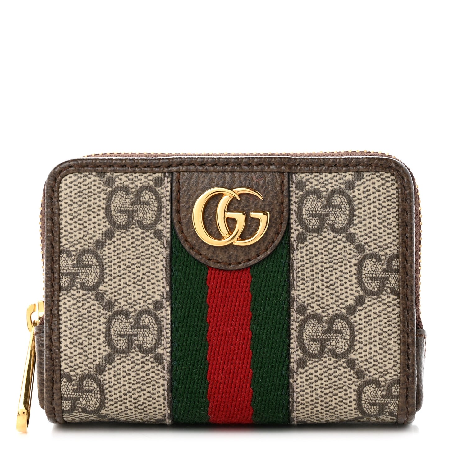 GG Supreme Monogram Web Ophidia Playing Card Case Beige New Acero