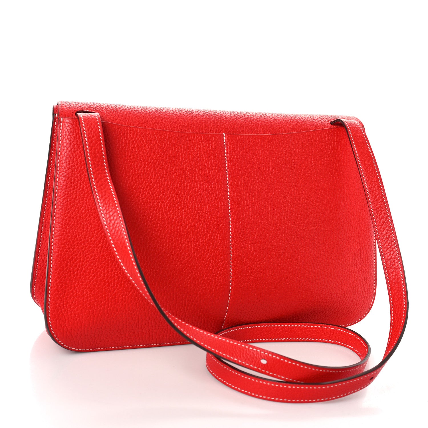 Hermes Taurillon Clemence Halzan 31 Rouge De Coeur 3 of 8