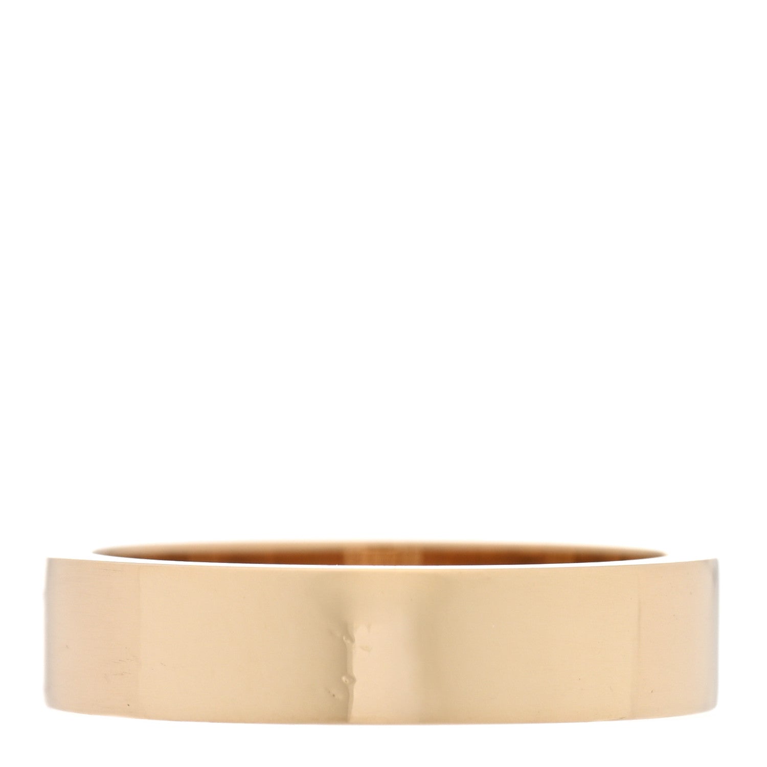 Hermes 18K Yellow Gold Diamond Pave Kelly Ring 53 6.25 3 of 5