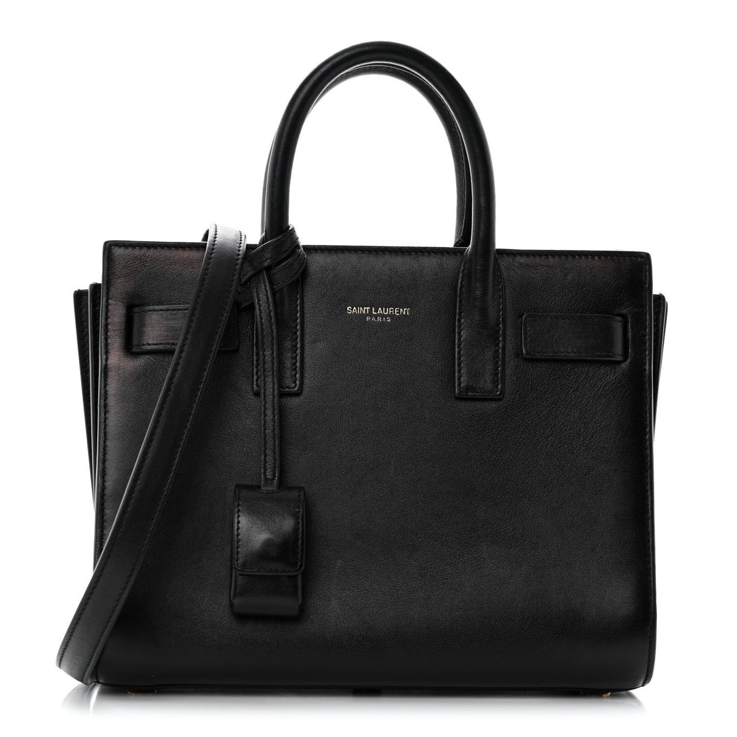 Calfskin Nano Sac De Jour Black