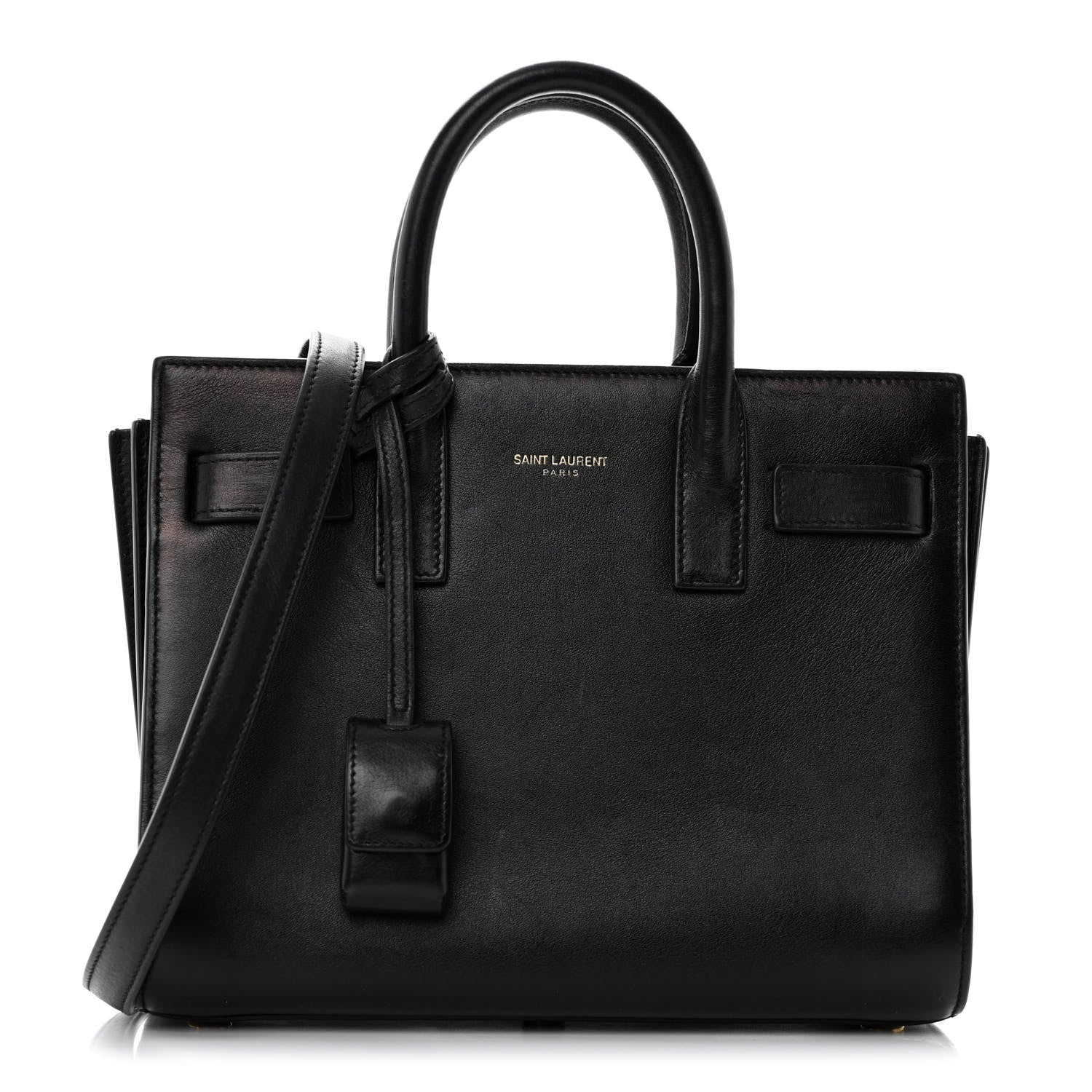 Saint Laurent Calfskin Nano Sac De Jour Black 1 of 11