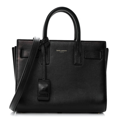 Saint Laurent Calfskin Nano Sac De Jour Black 1 of 11