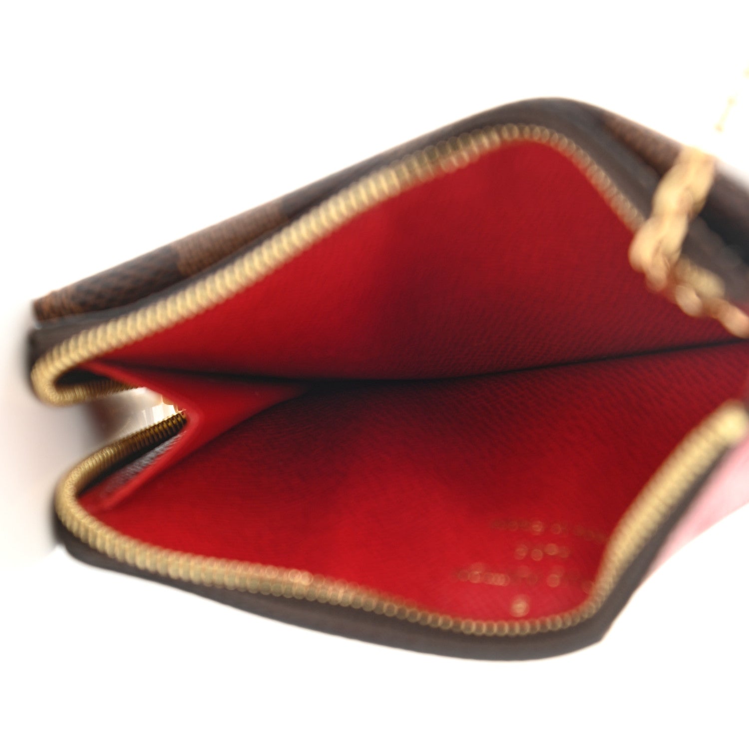 Louis Vuitton Damier Ebene Recto Verso Card Holder Red 5 of 6