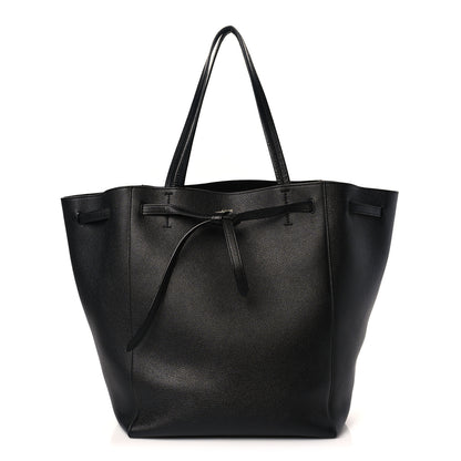 Celine Soft Grained Calfskin Medium Belt Cabas Phantom Black 1 of 9