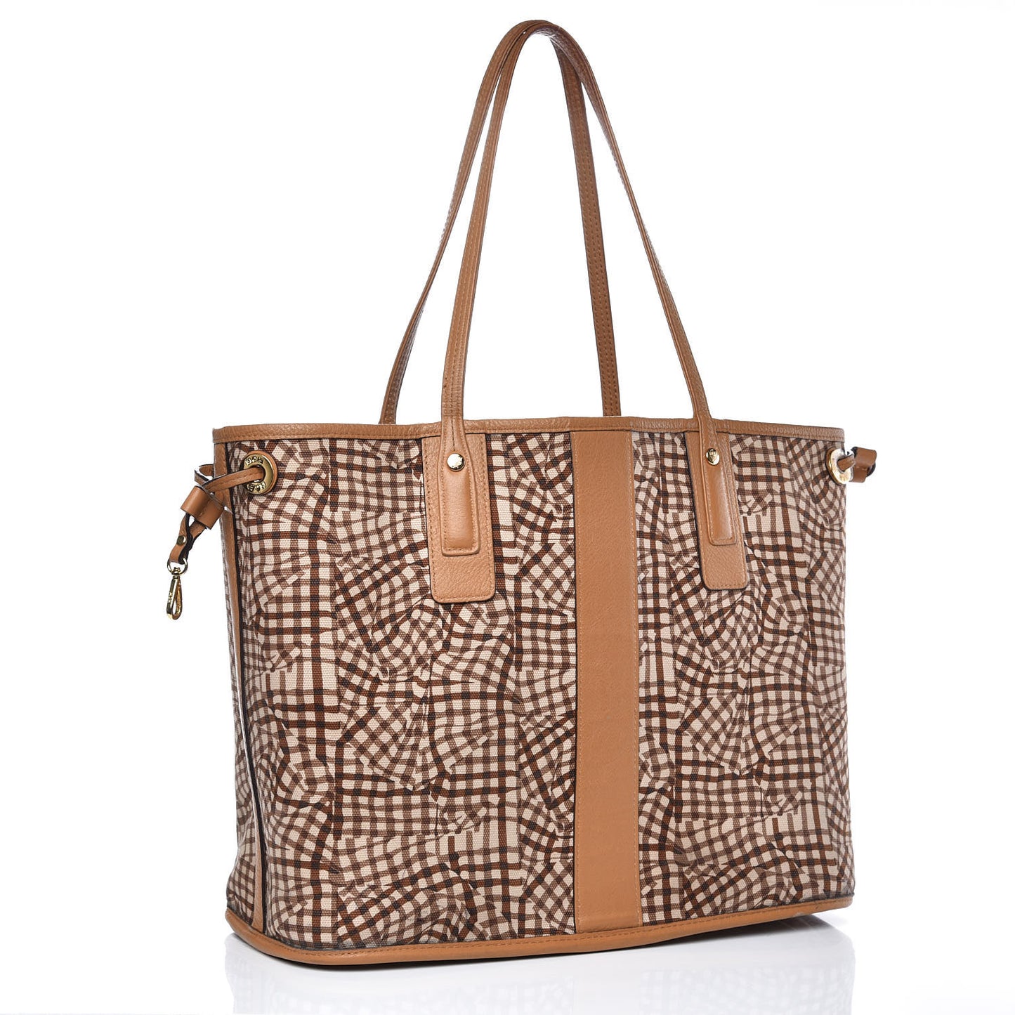 Visetos Medium Liz Reversible Shopper Tote Cognac