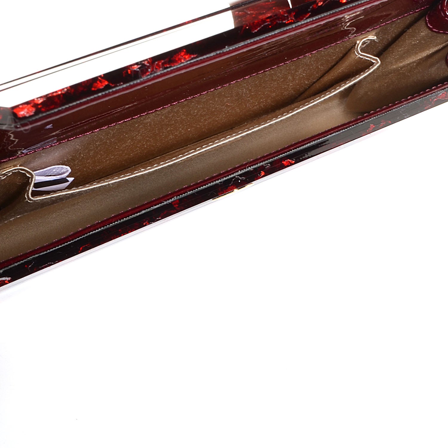 Jimmy Choo Acrylic Foil Sweetie Clutch Red 5 of 8