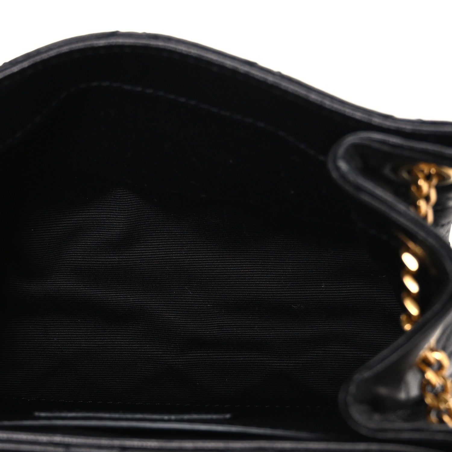 Saint Laurent Lambskin Quilted Monogram Mini Nolita Black 4 of 9