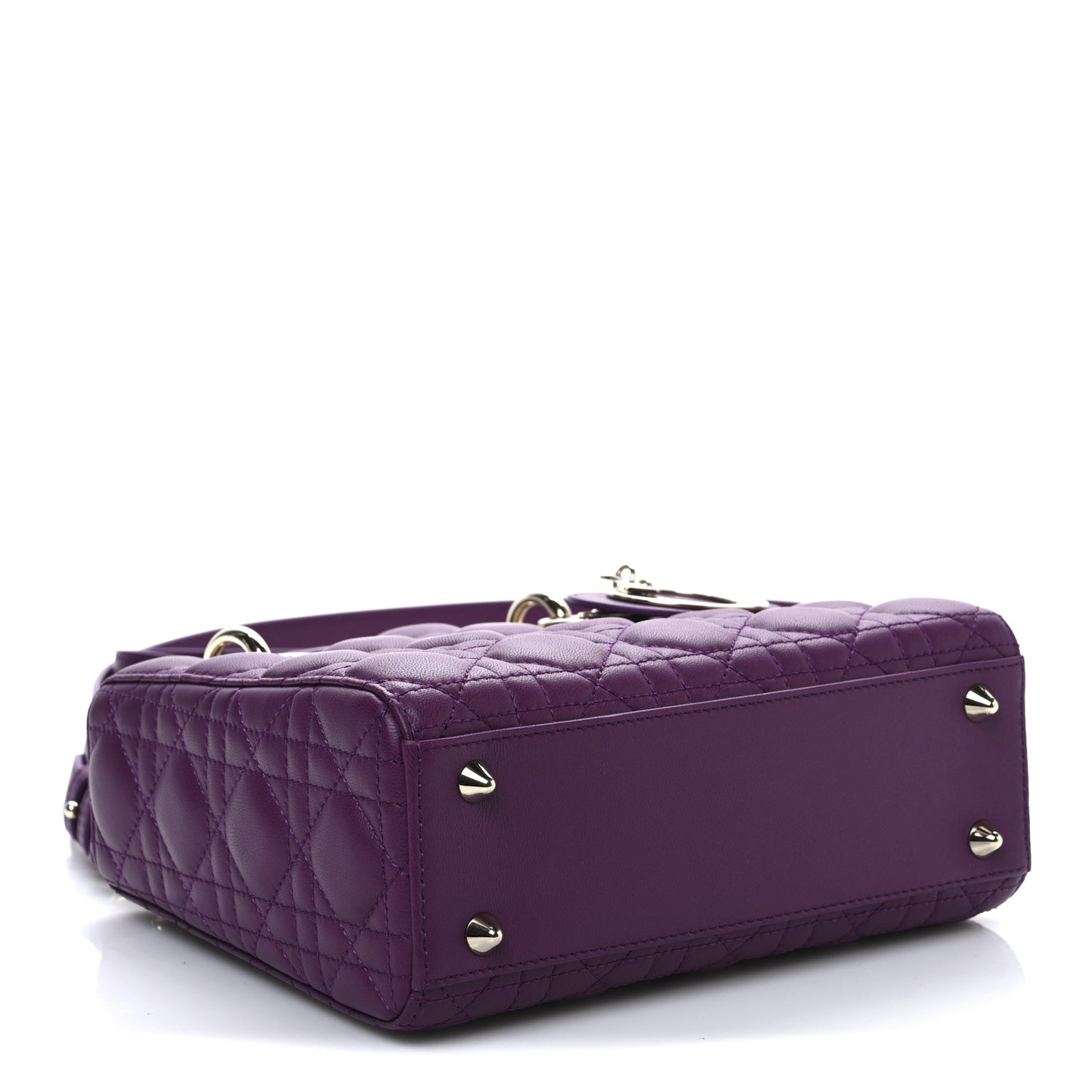 Lambskin Cannage Small My ABCDior Lady Dior Purple