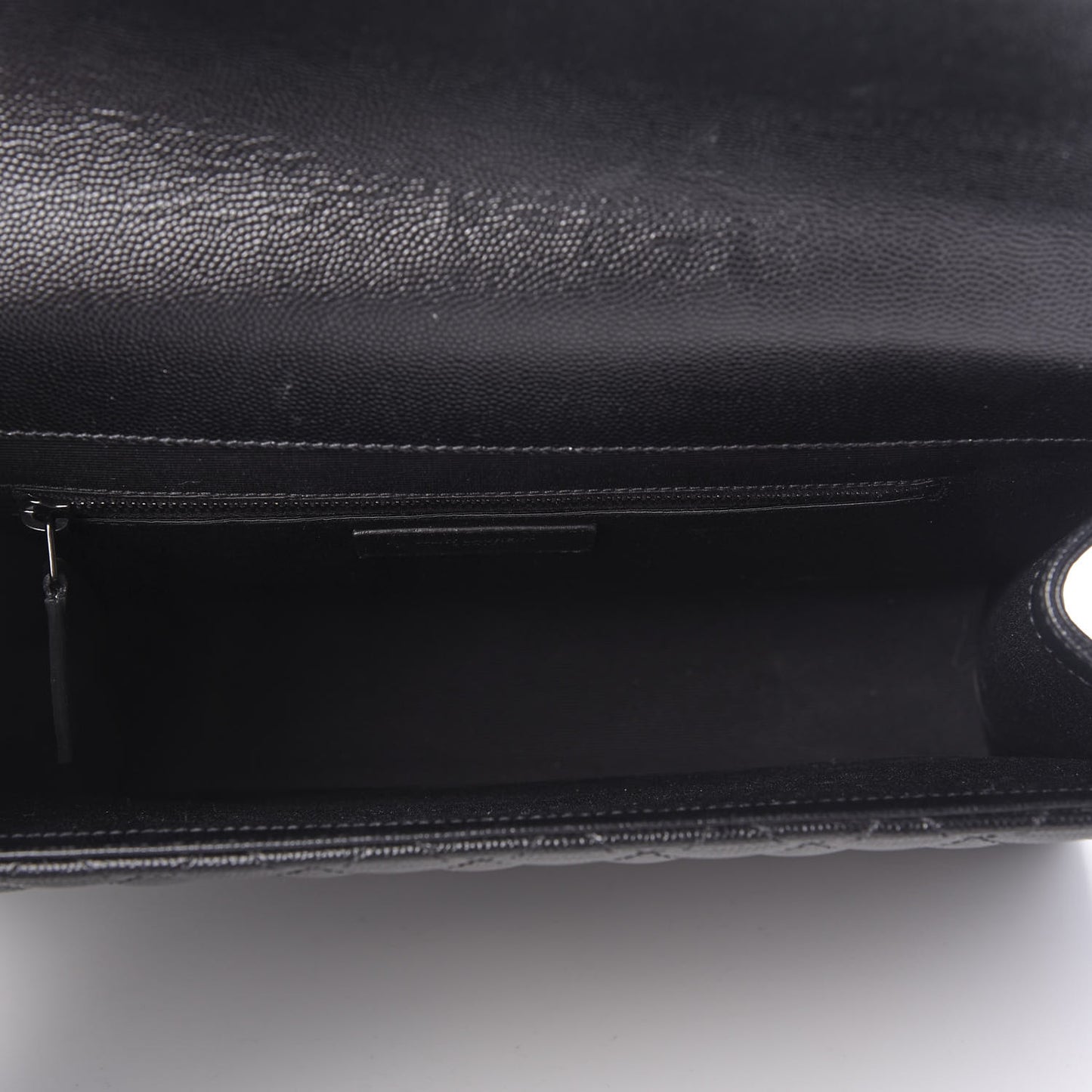 Grain De Poudre Large Tri-Quilt Monogram Satchel Black