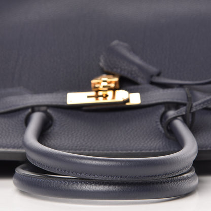 Hermes Togo Birkin 30 Bleu Nuit 10 of 35