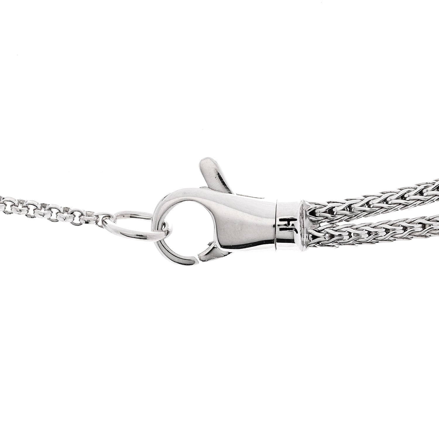 John Hardy Sterling Silver 3.6mm Love Knot Necklace 4 of 5