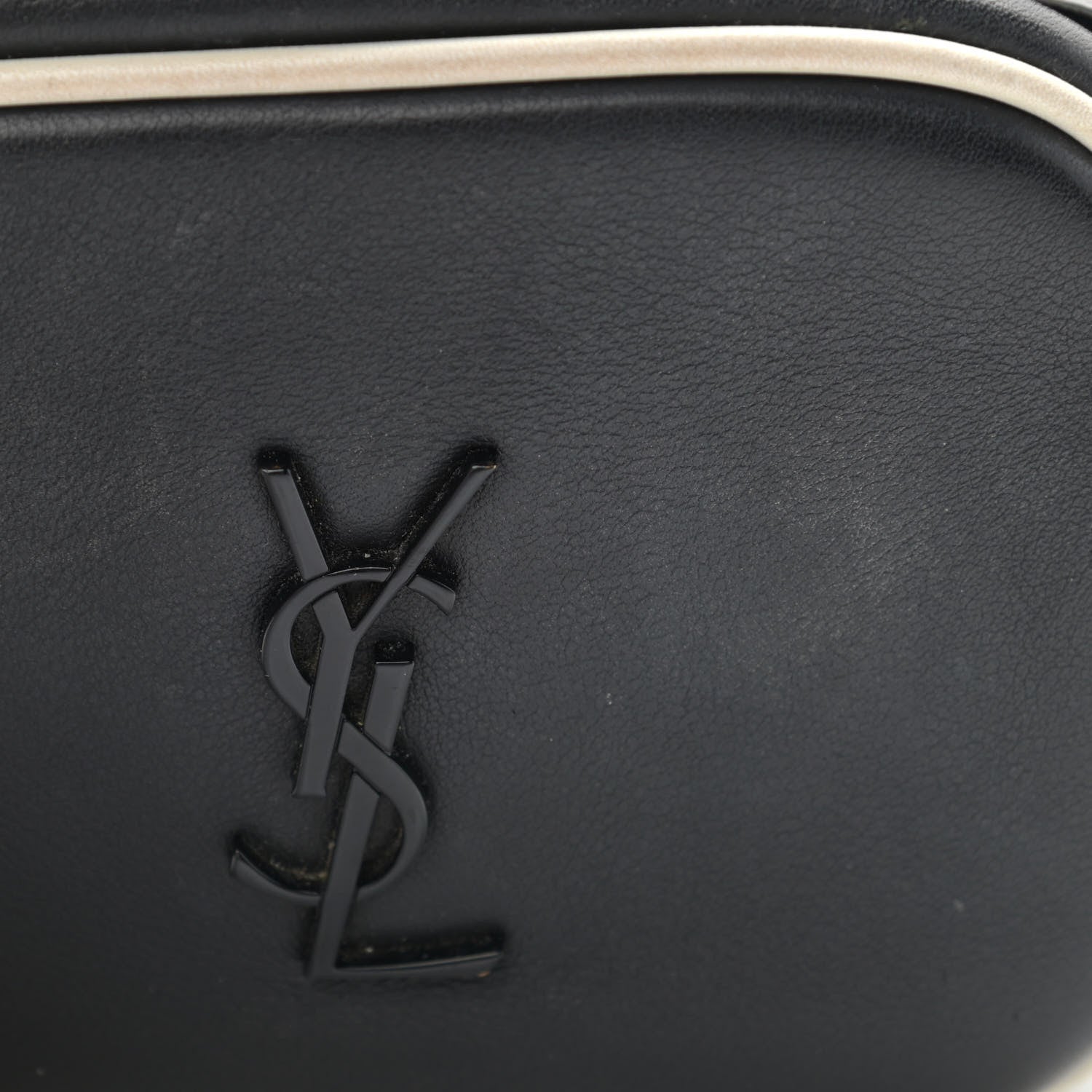 Saint Laurent Nappa Monogram Blogger Bag Black White 11 of 12