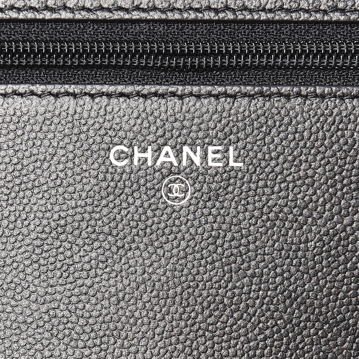 Caviar Quilted Boy Wallet On Chain WOC So Black