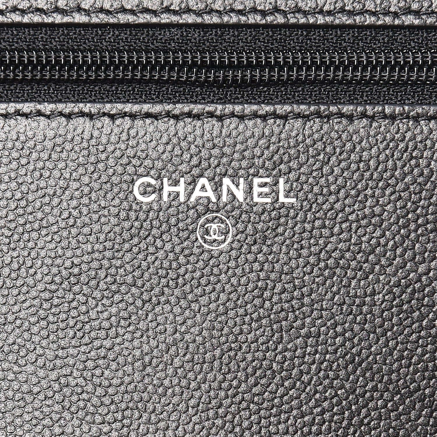 Chanel Caviar Quilted Boy Wallet On Chain WOC So Black 8 of 14