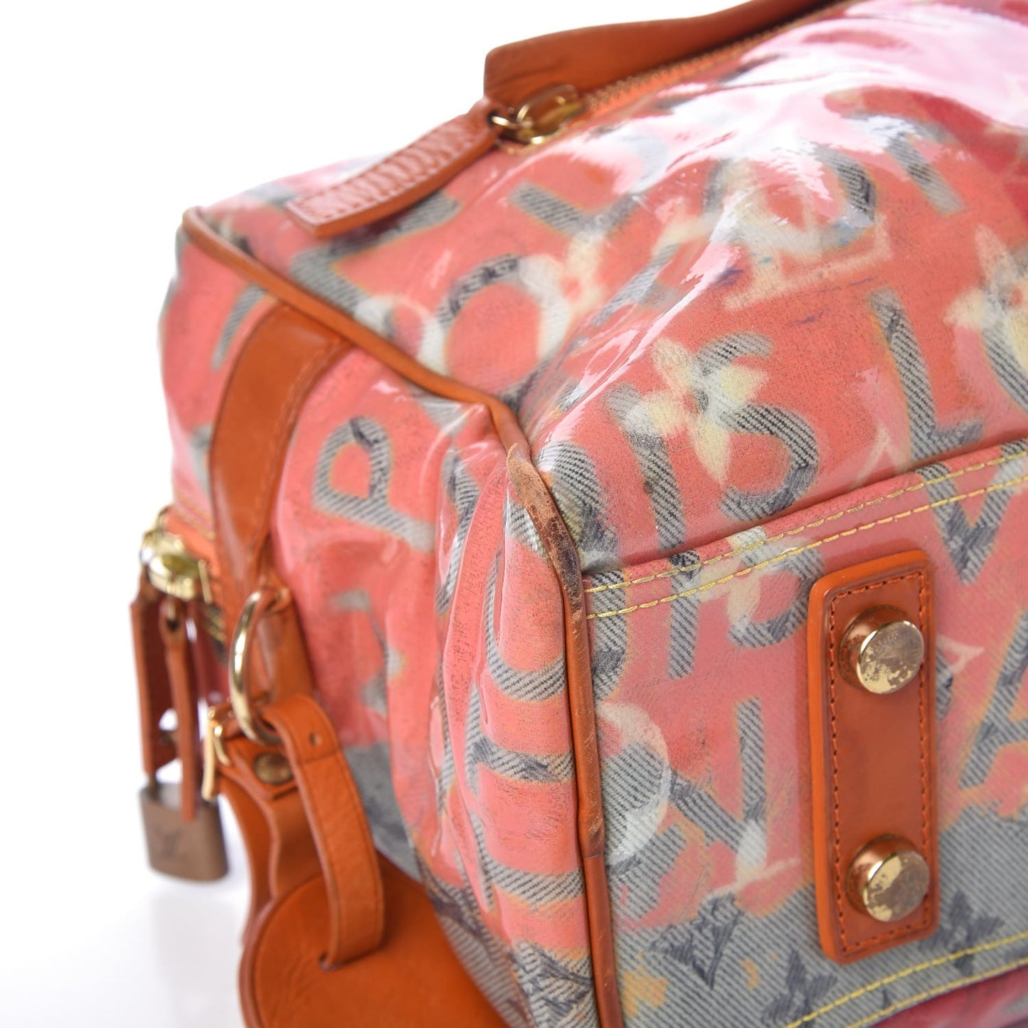 Monogram Pulp Defile Weekender PM Rose