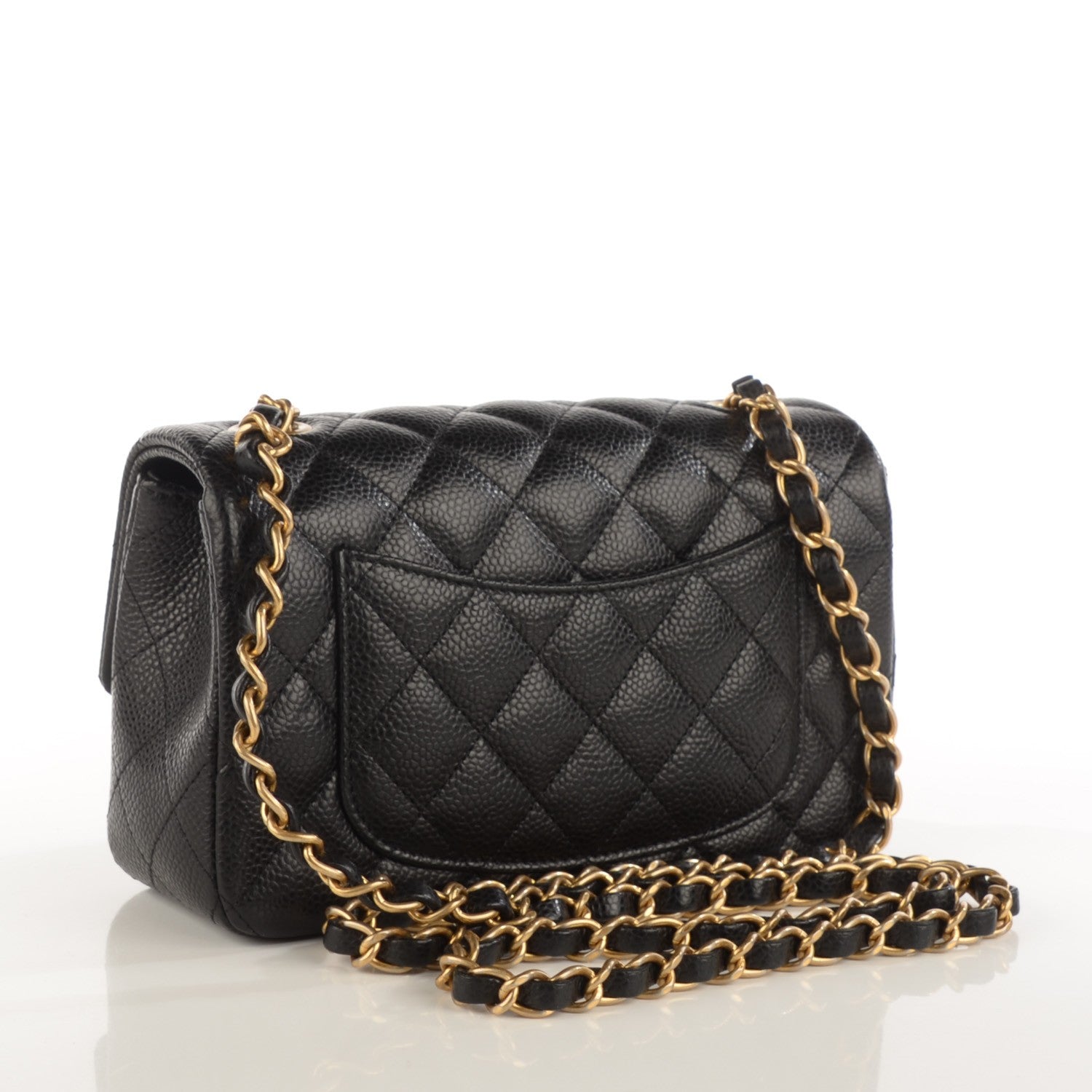 Chanel Caviar Quilted Mini Rectangular Flap Black 3 of 8