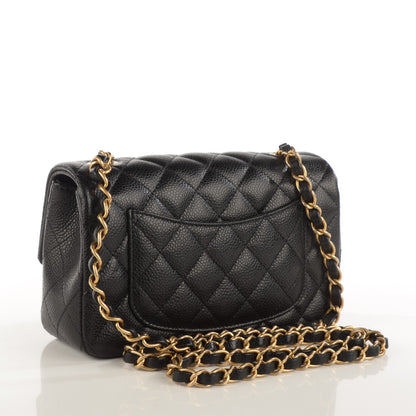 Chanel Caviar Quilted Mini Rectangular Flap Black 3 of 8