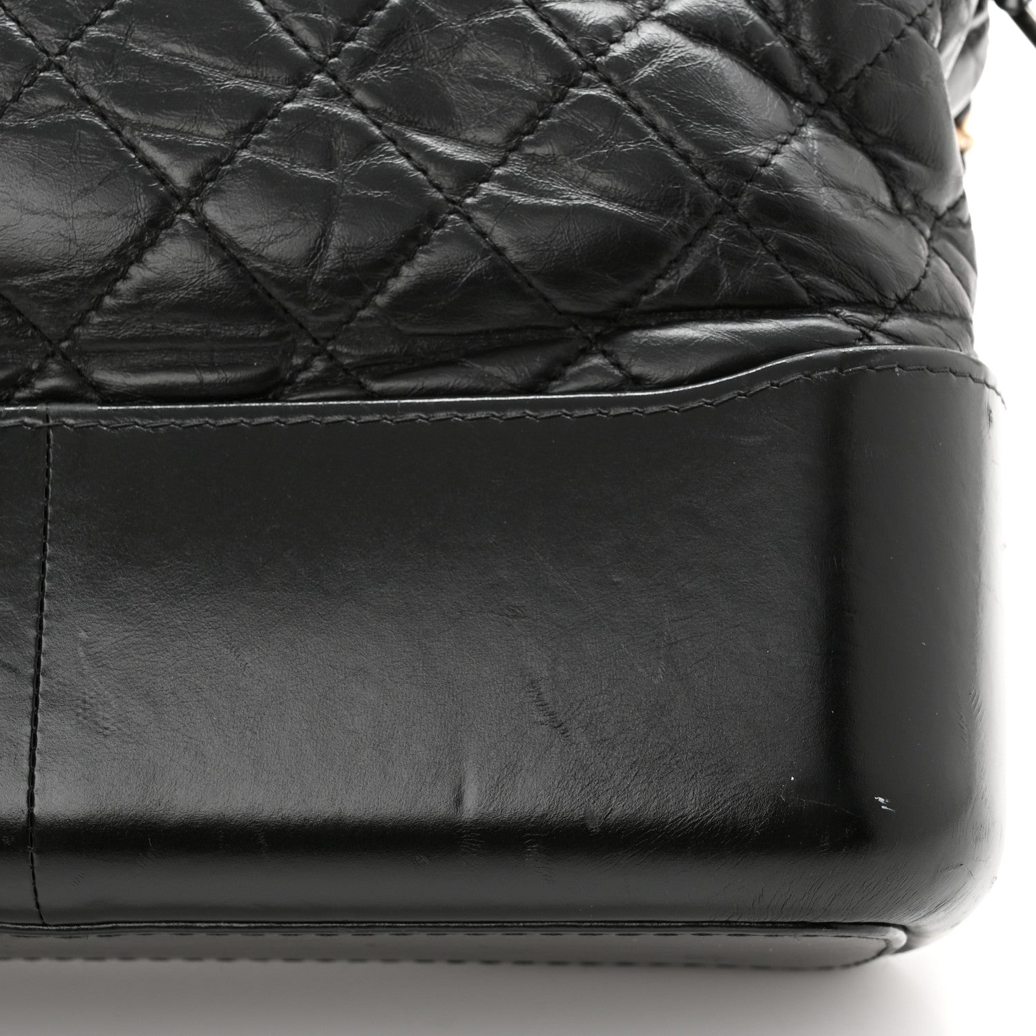 Chanel Aged Calfskin Quilted Medium Gabrielle Hobo Black 13 of 13