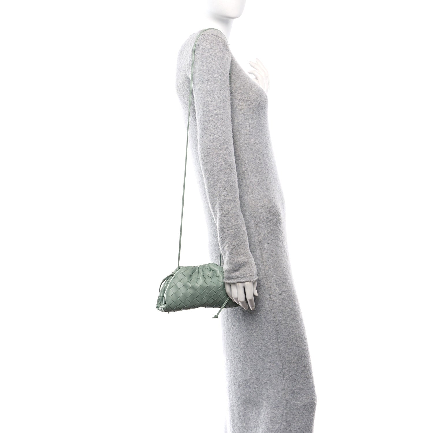 Bottega Veneta Nappa Intrecciato The Mini Pouch New Sauge 2 of 10