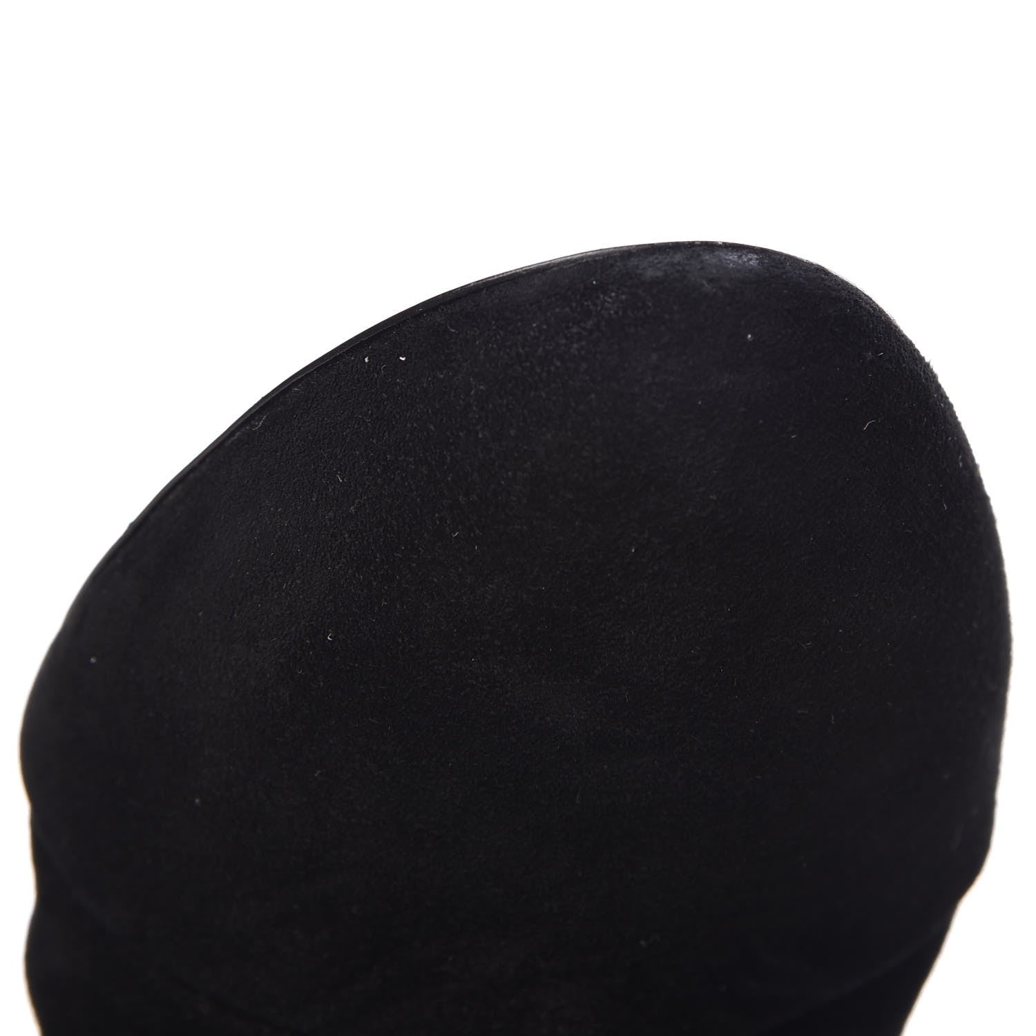 Louis Vuitton Suede Monogram Uniformes Cap Toe Chelsea 75mm Ankle Boots 38 Black 9 of 11