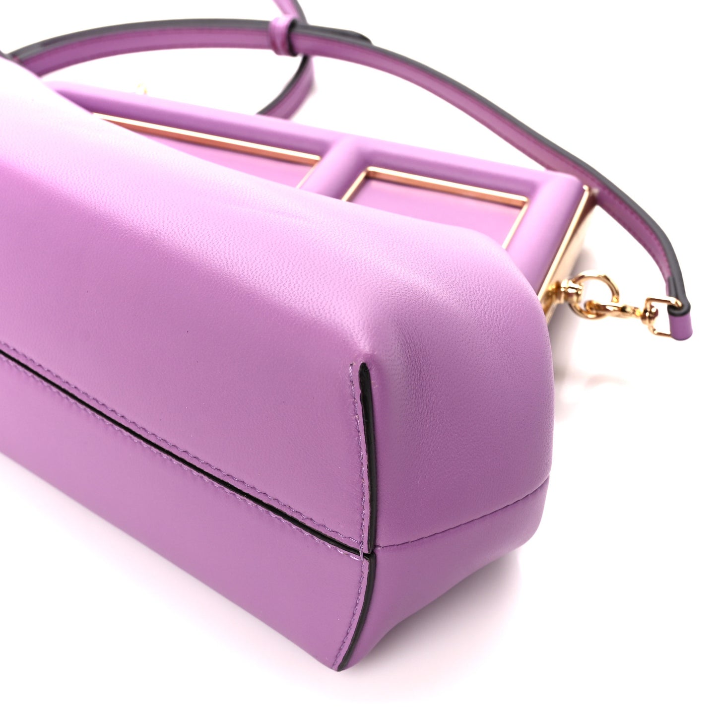 Shiny Nappa Small Fendi First Agapanto