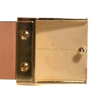 Louis Vuitton Monogram Ceinture Belt Gold Buckle 100 40 4 of 6