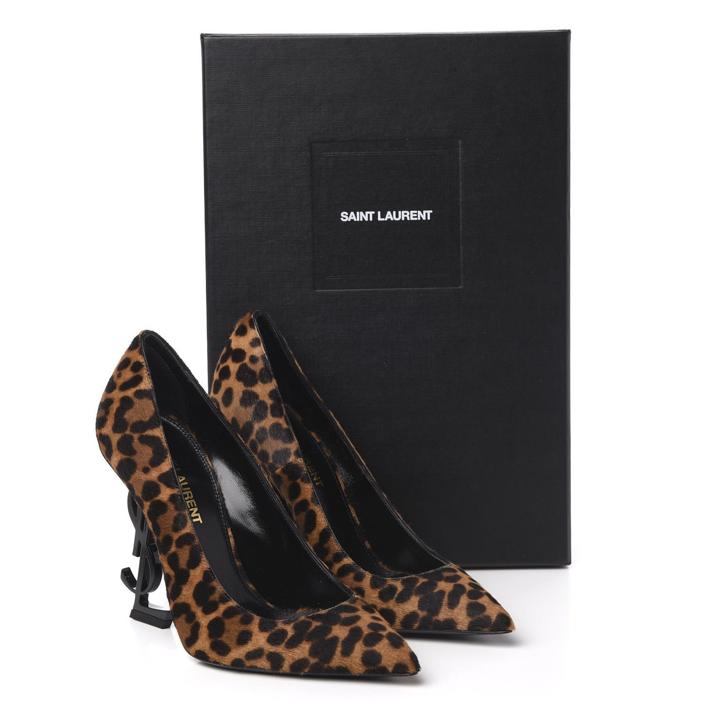 Calf Hair Leopard Print Opyum 110 Pumps 35 Brown