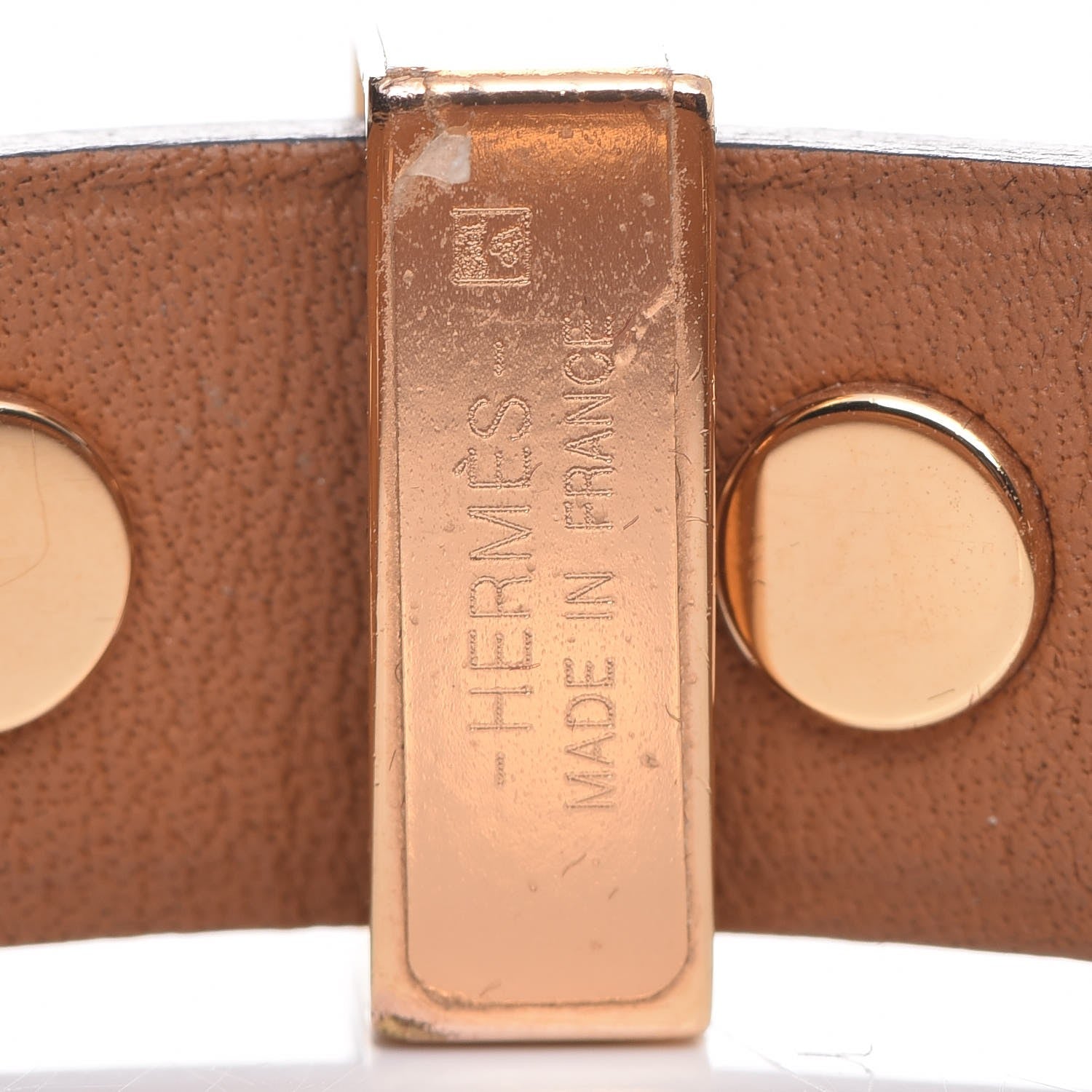 Hermes Swift Mini Dog Clous Ronds Bracelet T2 Gris Asphalte 4 of 6