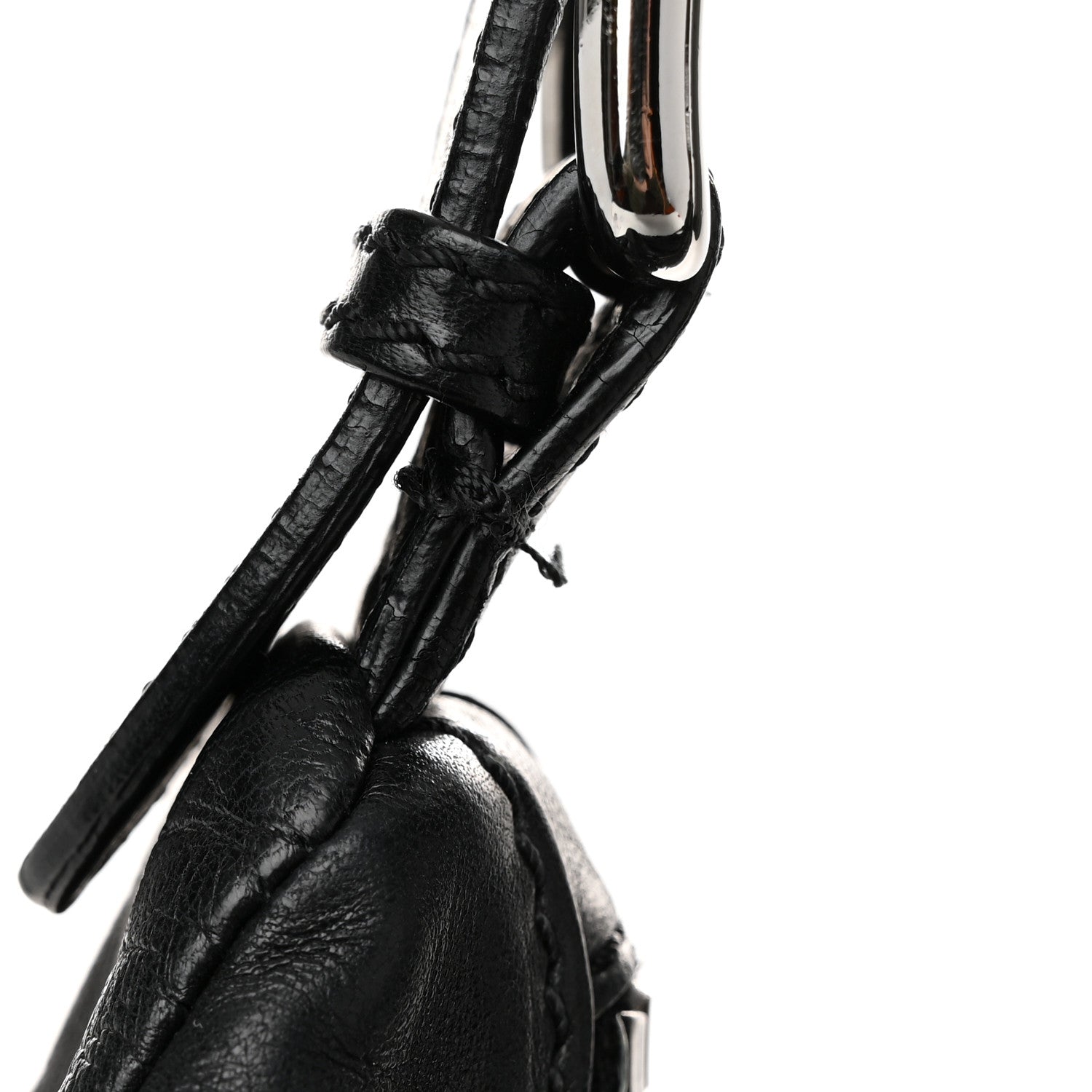 Valentino Garavani Nappa Rosette Hobo Black 11 of 12