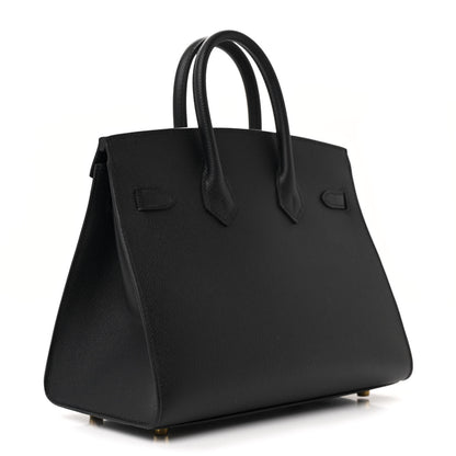 Hermes Epsom Birkin Sellier 25 Black 3 of 11