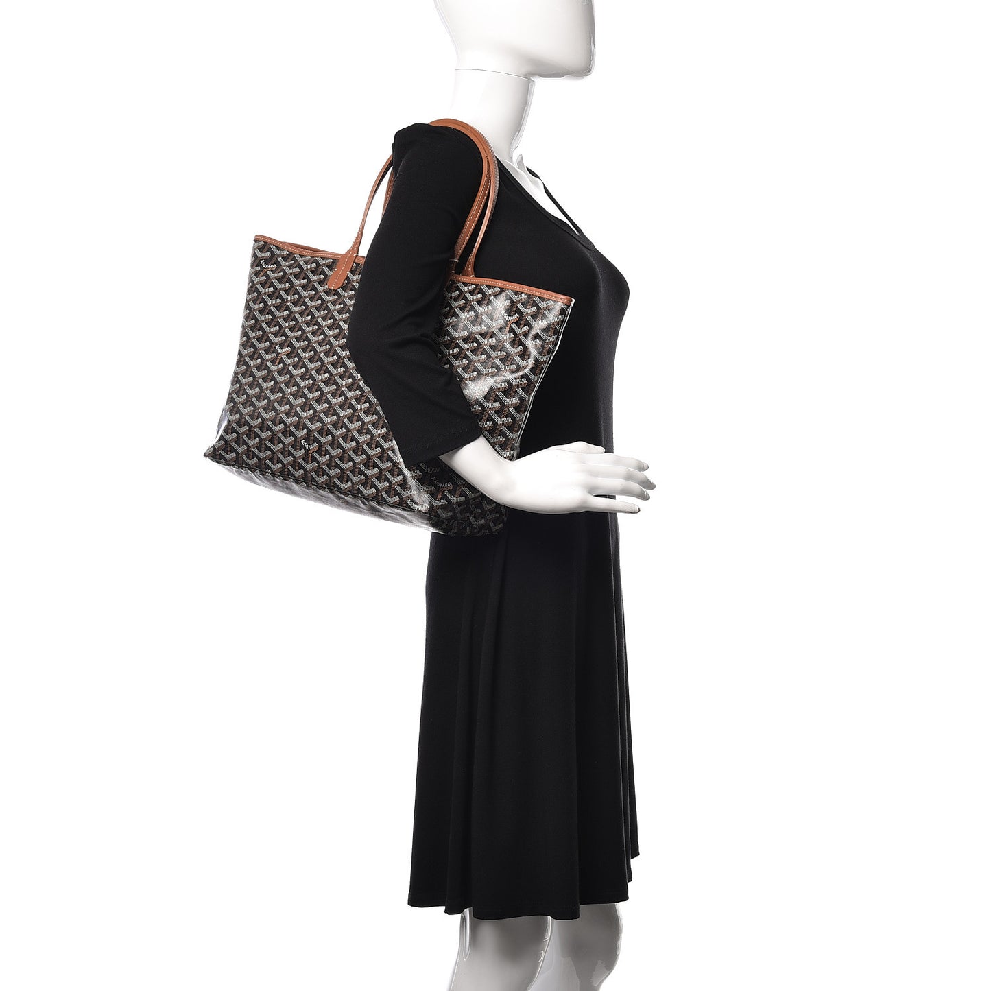 Goyardine Saint Louis PM Black Gold