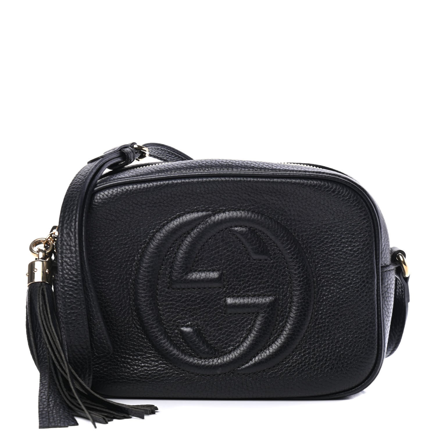 Gucci Pebbled Calfskin Small Soho Disco Bag Black 1 of 4