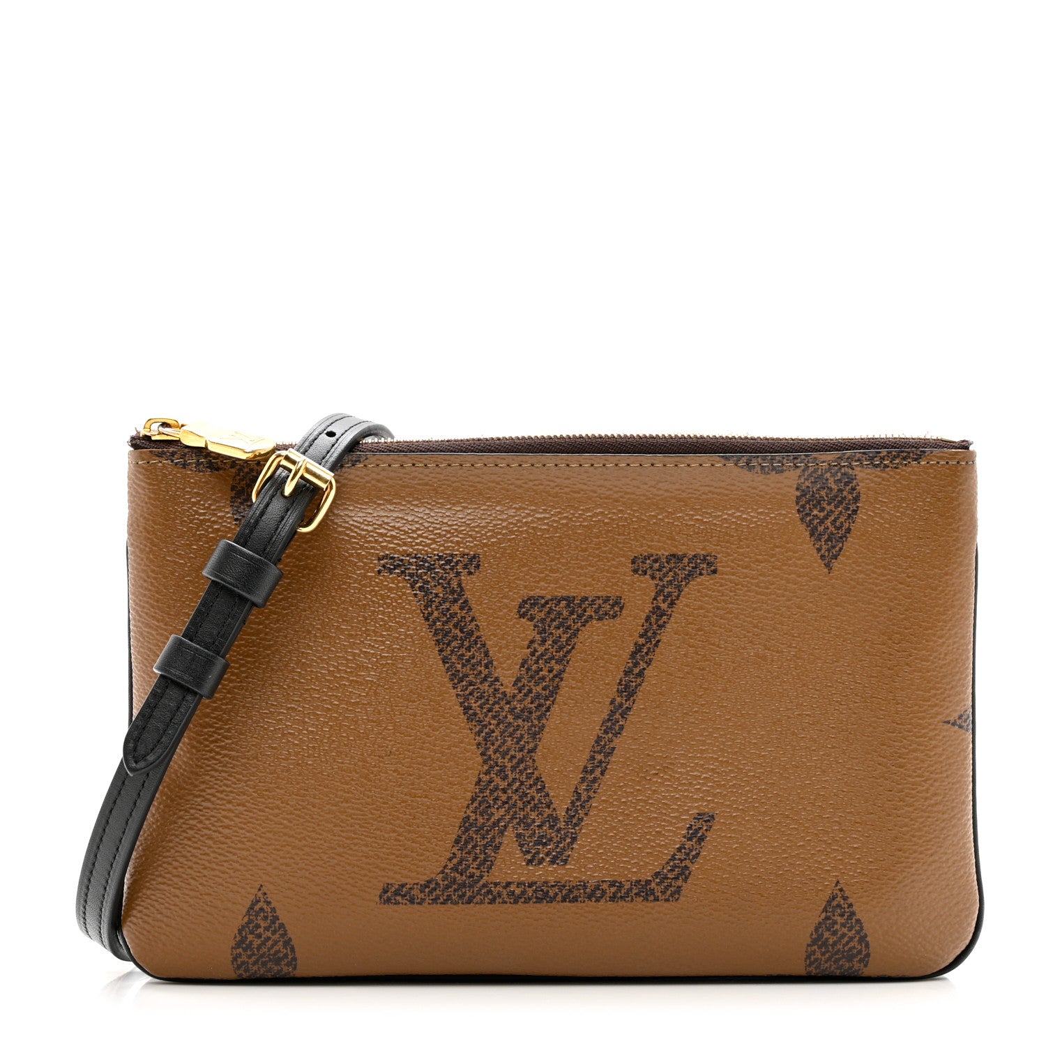 Louis Vuitton Reverse Monogram Giant Double Zip Pochette 1 of 9
