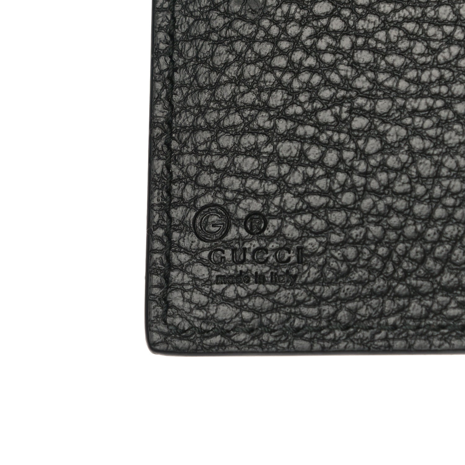 Gucci Dollar Calfskin Interlocking G French Wallet Black 6 of 11