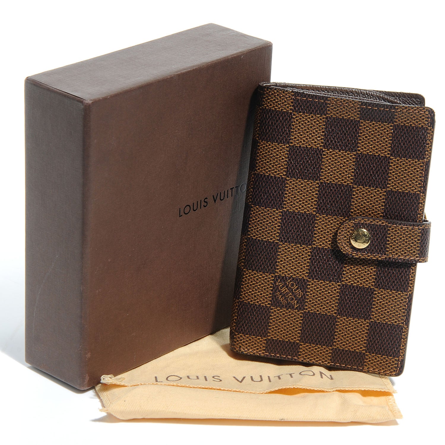 Louis Vuitton Damier Ebene French Purse Wallet 7 of 8