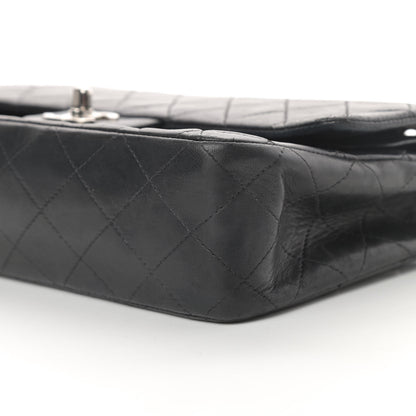 Chanel Lambskin Quilted Medium Double Flap Black 9 of 19